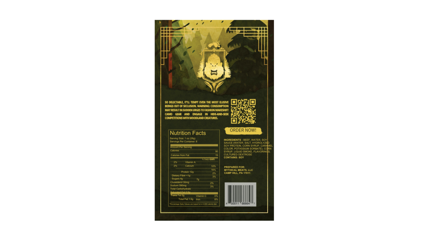 Mythical Meats® Beef Jerky