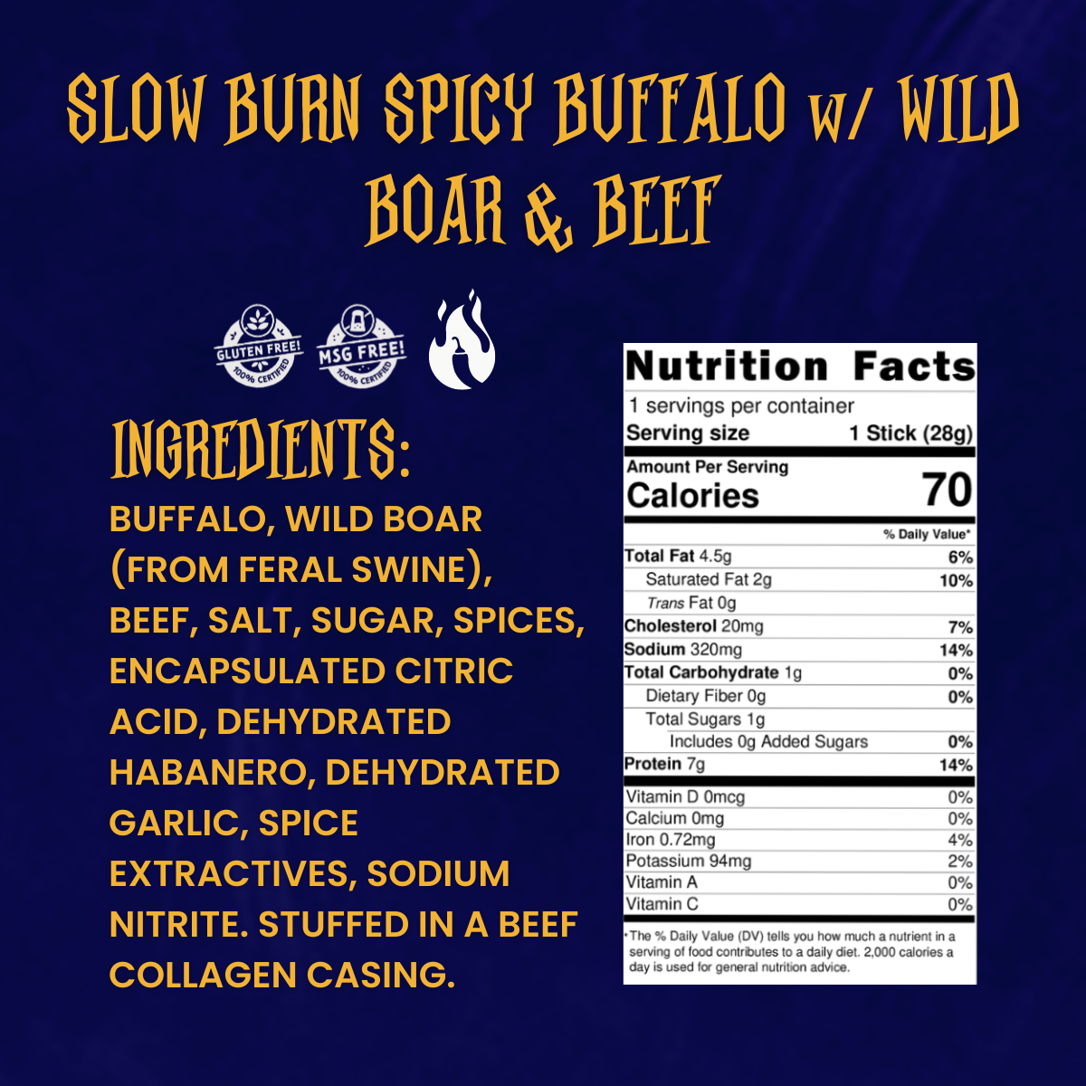 Mythical Meats® Original Snack Sticks-Mythical Meats