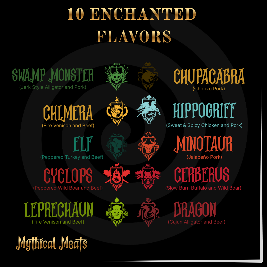 Mythical Meats® Cryptid Heatwave - Spicy Variety Pack