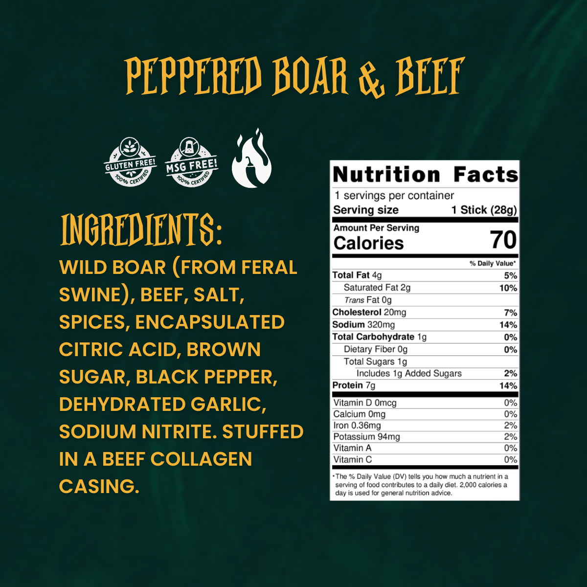 Mythical Meats® Humanoid Snack Sticks-Mythical Meats