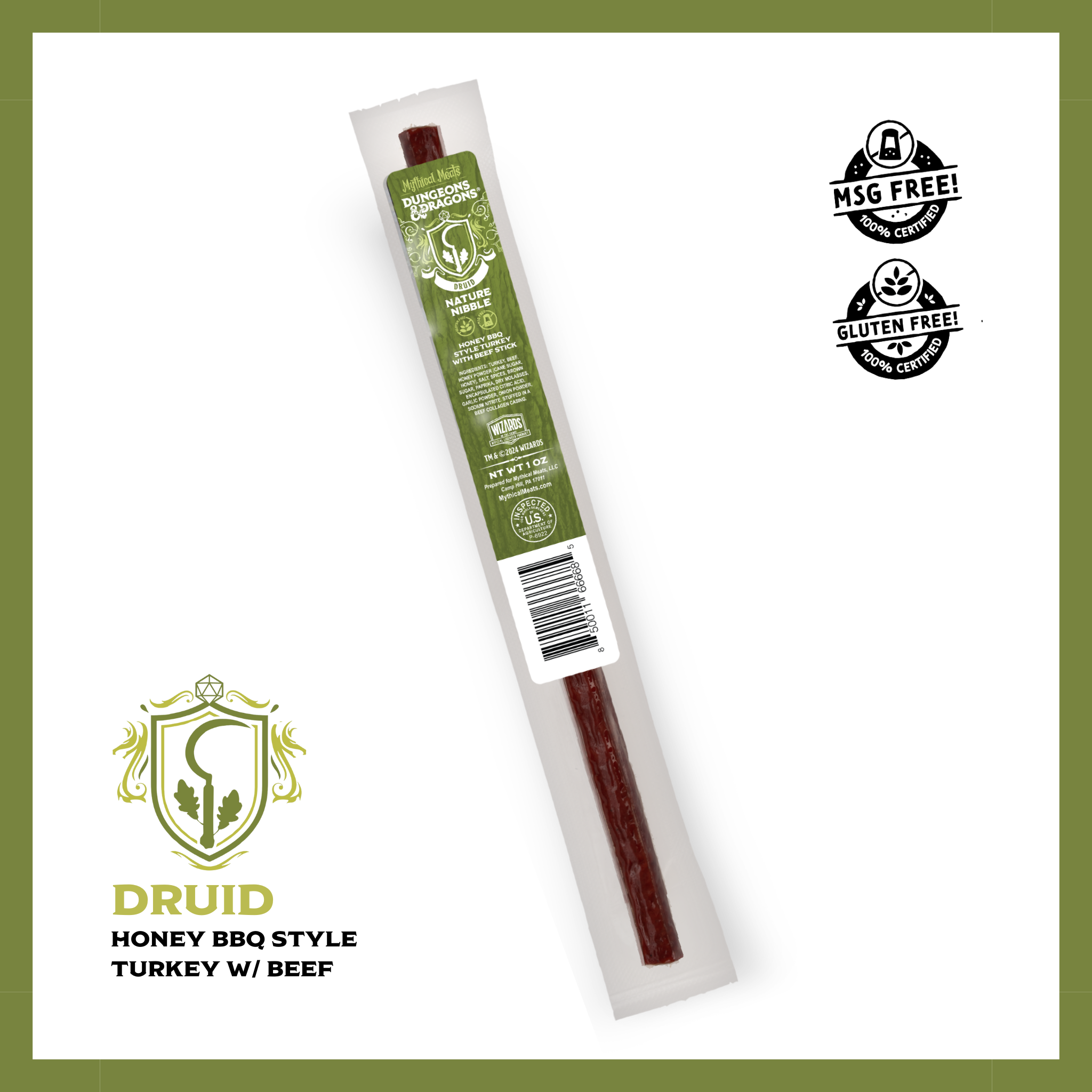 Druid (Honey BBQ Style Turkey w/Beef)