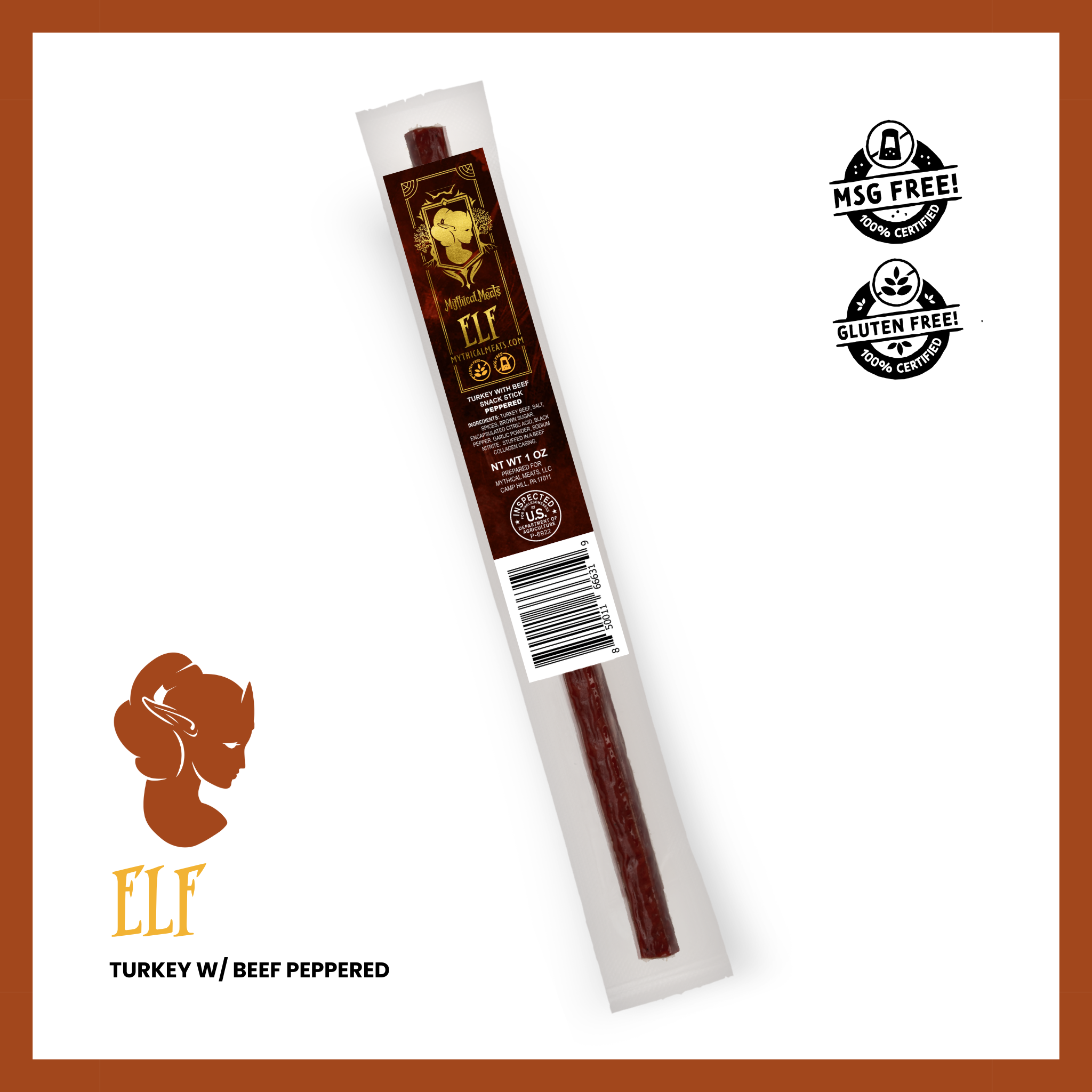 Elf (Peppered Turkey w/Beef)