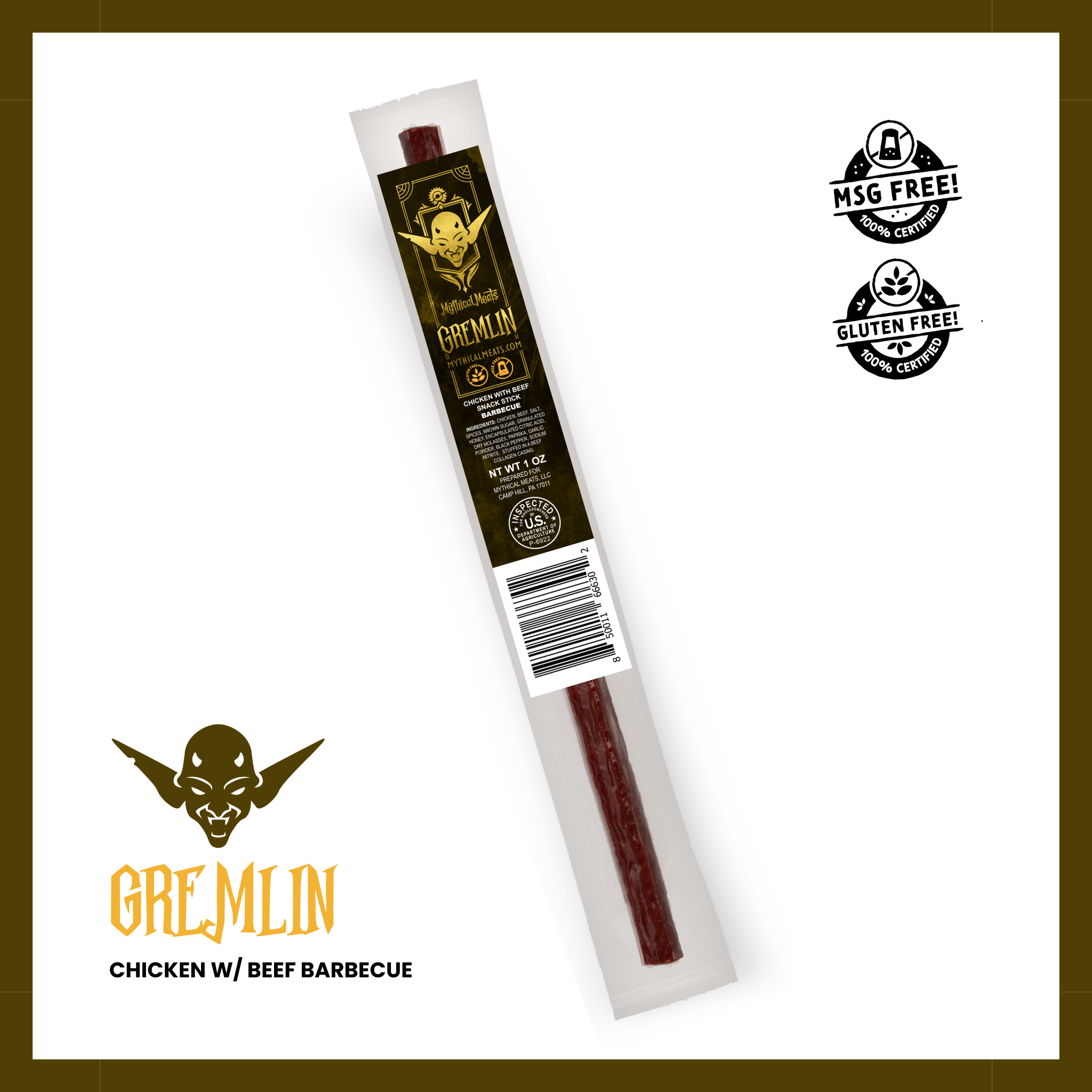 Gremlin (BBQ Chicken w/Beef)