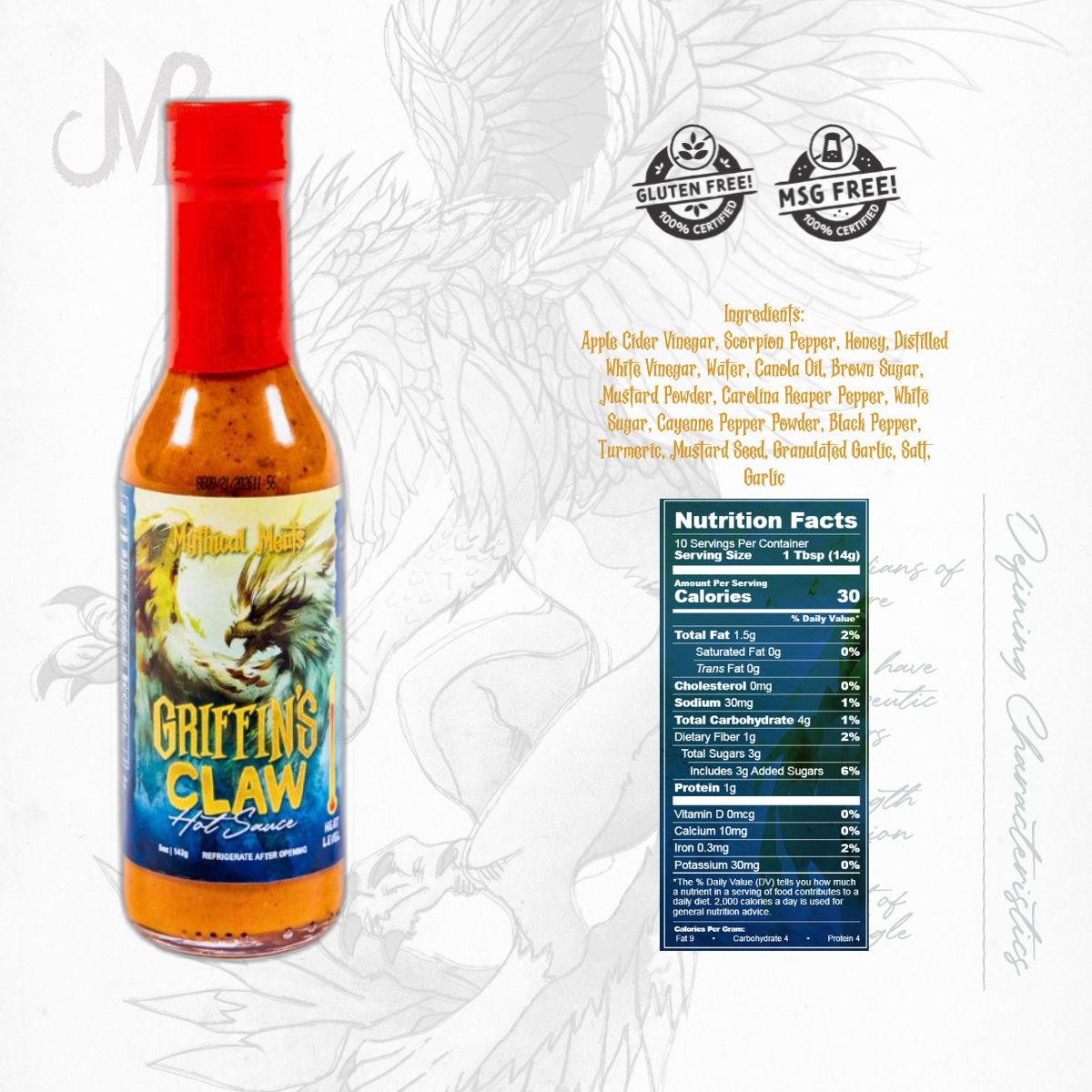 Mythical Meats® Hot Sauce-Mythical Meats