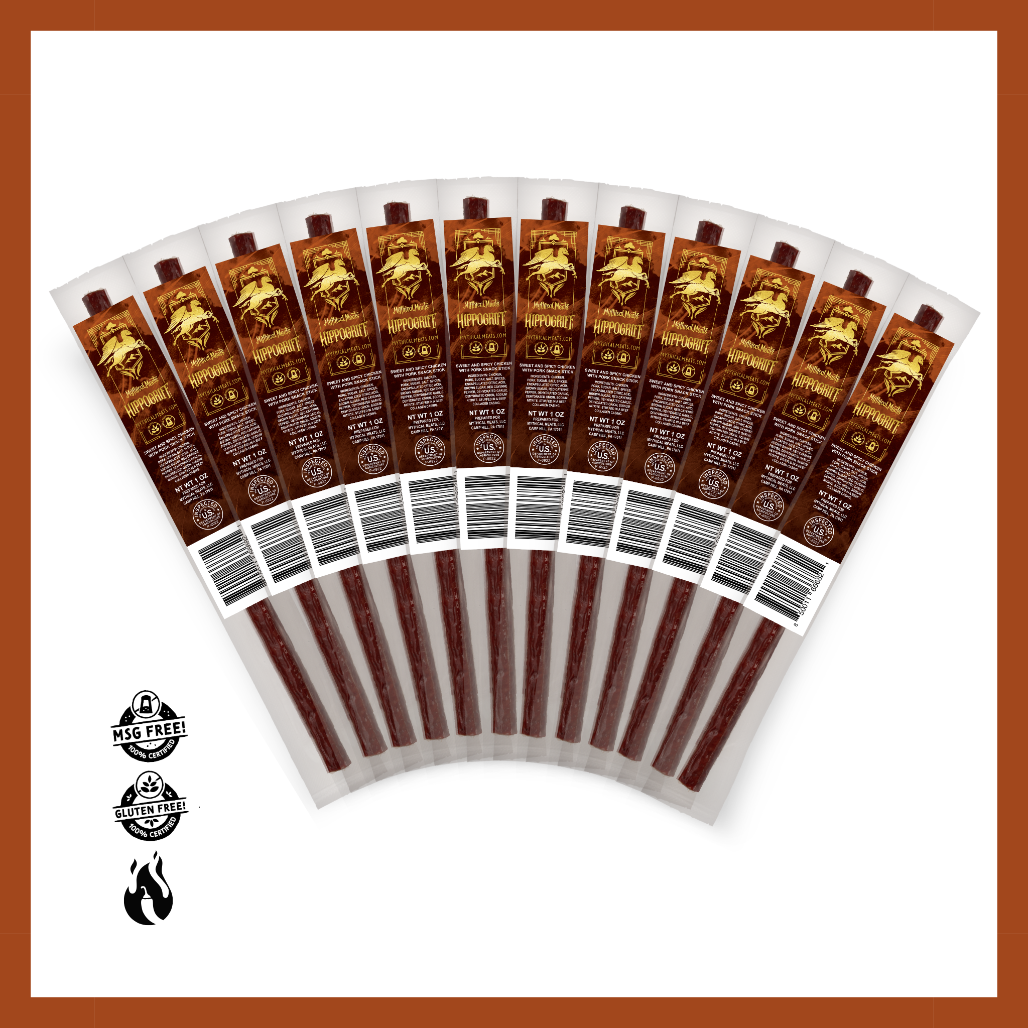 Mythical Meats® Original Snack Sticks