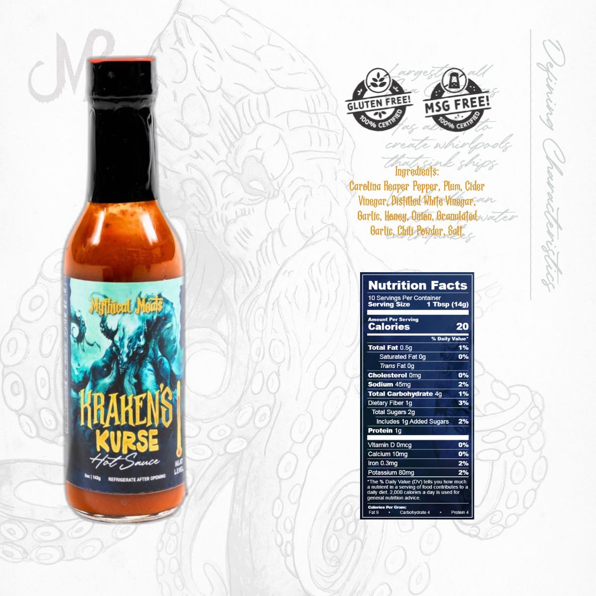 Mythical Meats® Hot Sauce-Mythical Meats