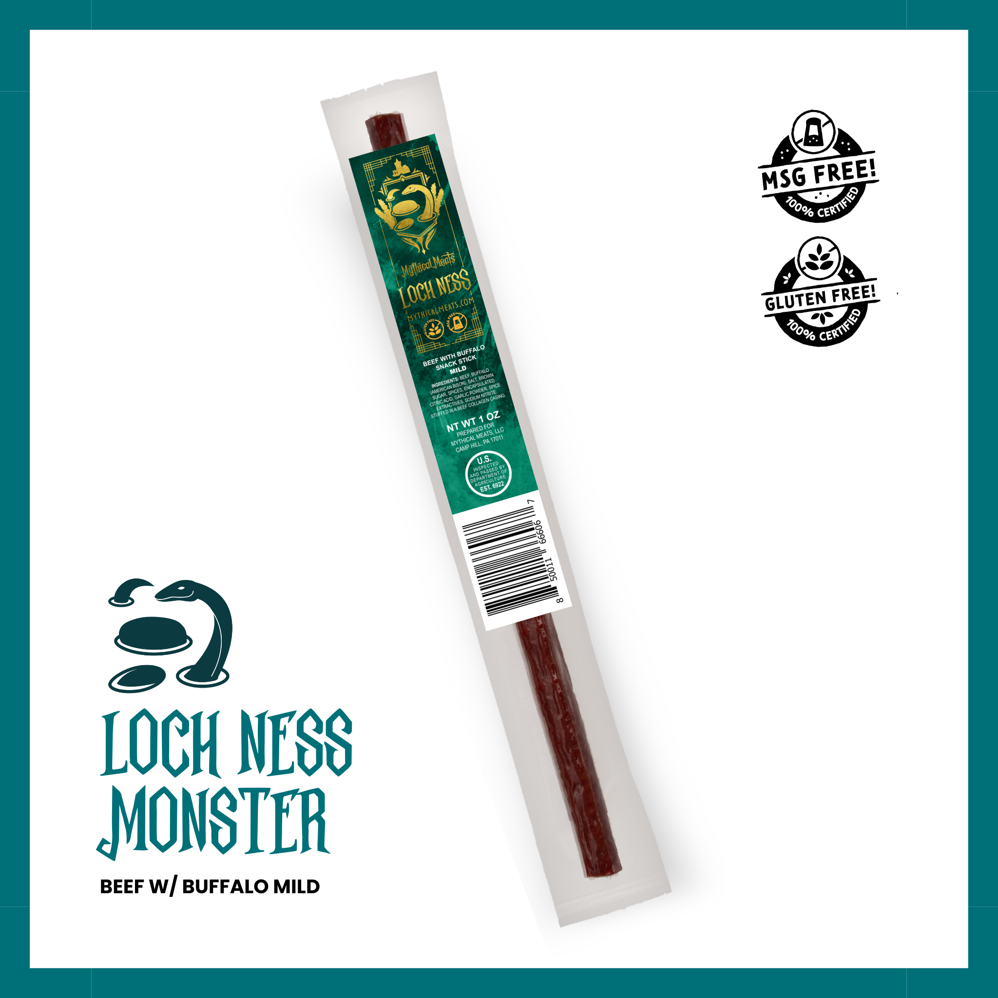 Loch Ness Monster (Mild Beef w/Buffalo)