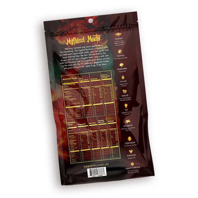 Mythical Meats® Cryptid Heatwave - Spicy Variety Pack