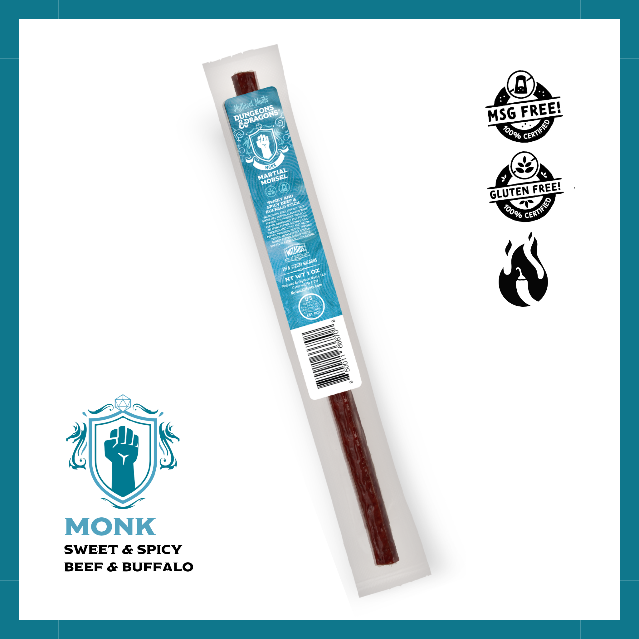 Monk (Sweet and Spicy Beef w/Buffalo