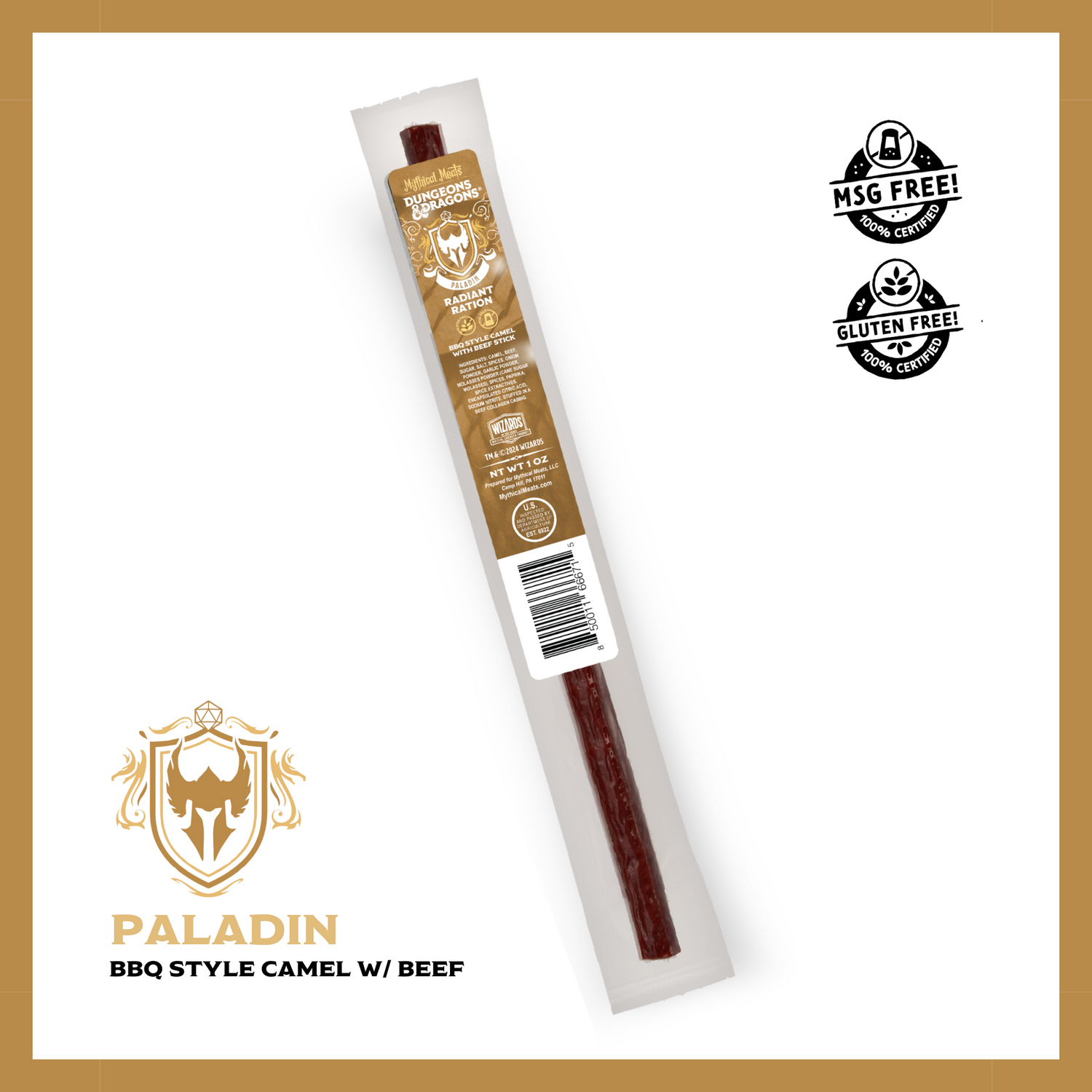Paladin (BBQ Style Camel w/Beef)