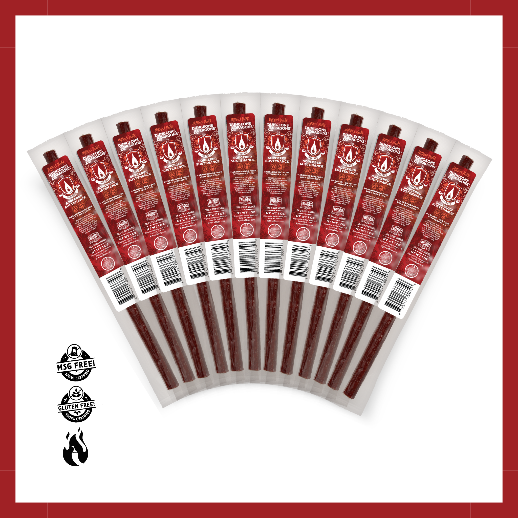 Sorcerer (Habanero BBQ Pork w/Beef)