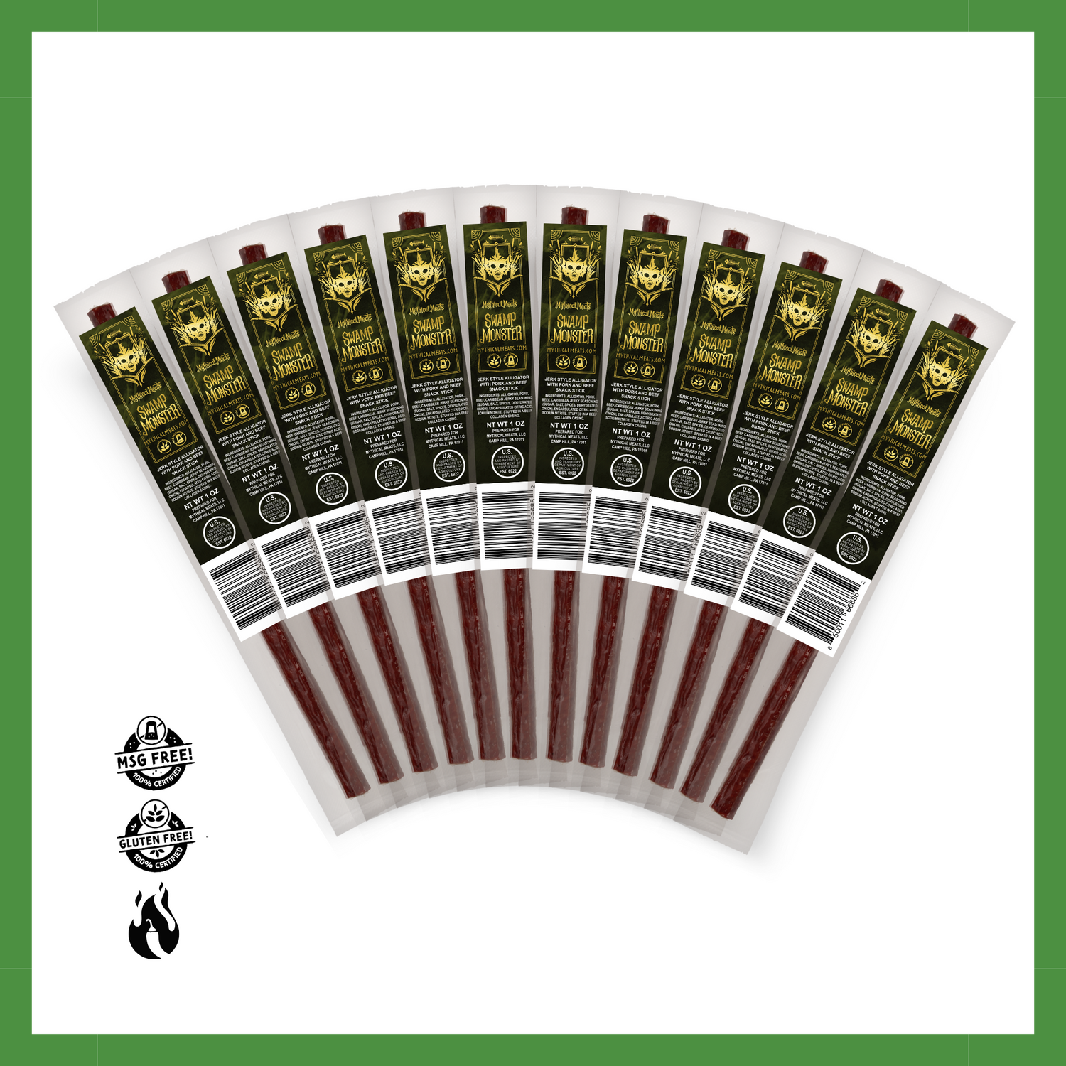Swamp Monster (Jerk Alligator w/Pork & Beef)