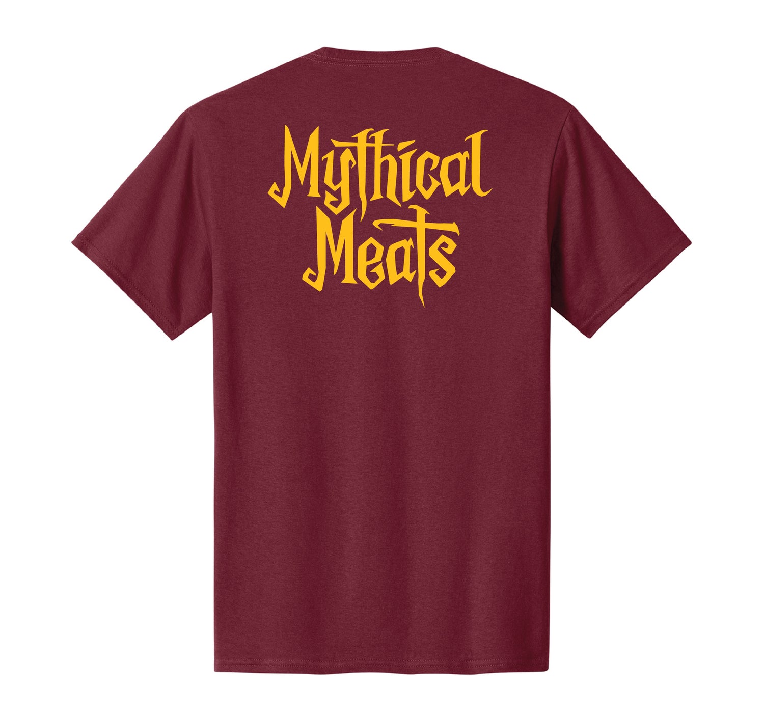 Mythical Meats® Logo T-Shirt | Official Port & Company® Crewneck Tee