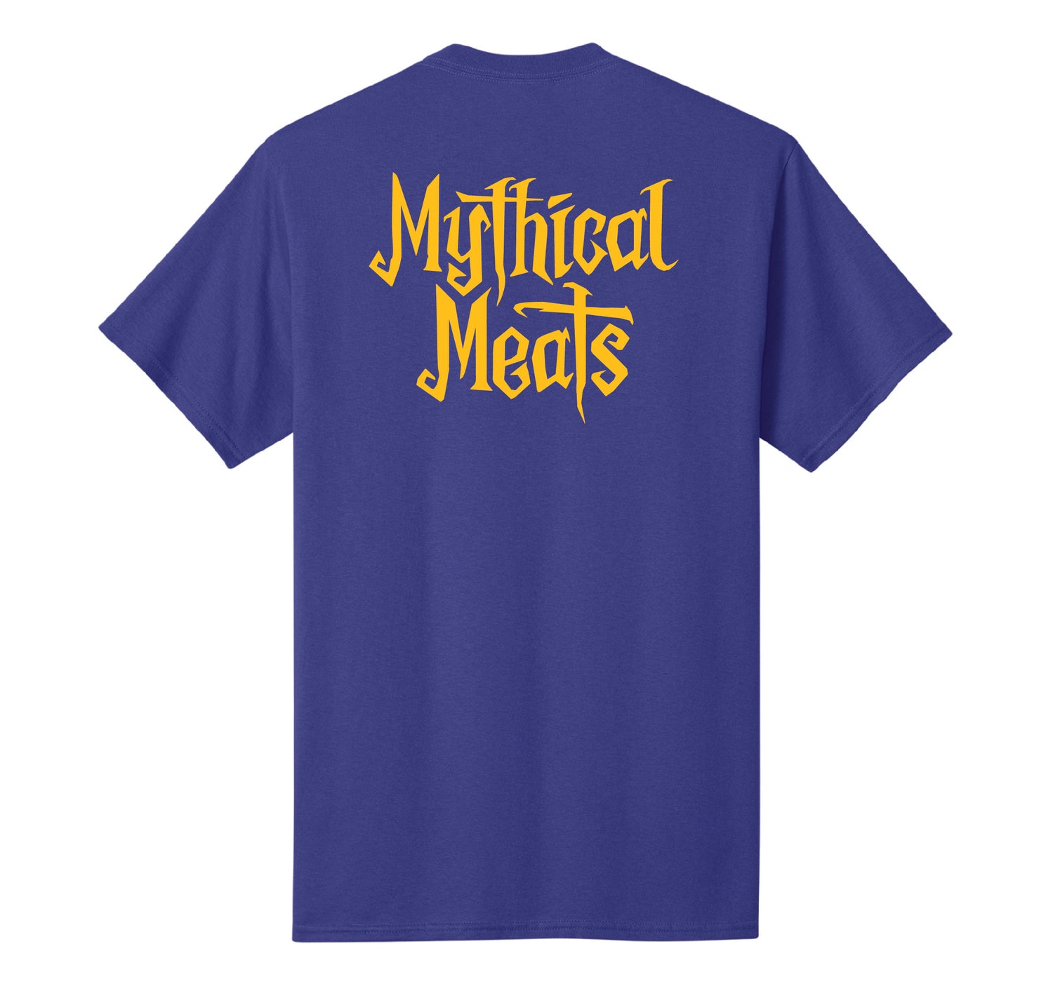Mythical Meats® Logo T-Shirt | Official Port & Company® Crewneck Tee