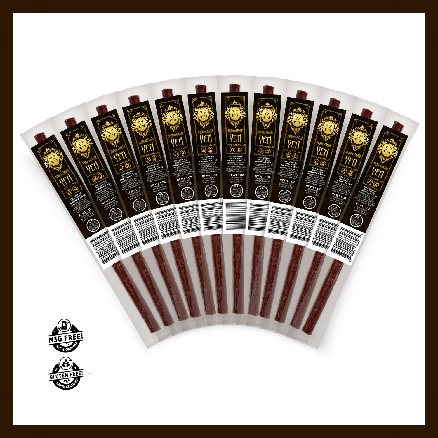 Yeti (Andouille Style Beef w/Yak