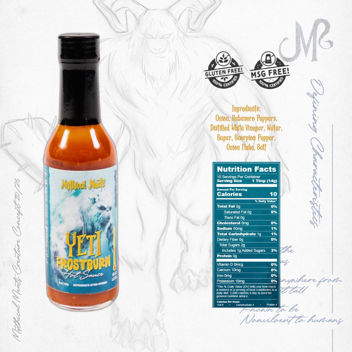 Mythical Meats® Hot Sauce-Mythical Meats