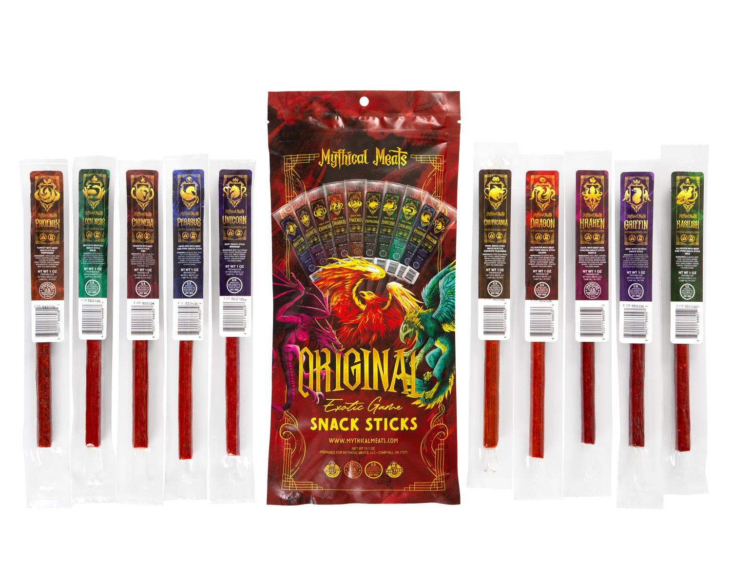 Mythical Meats® Original Variety Pack
