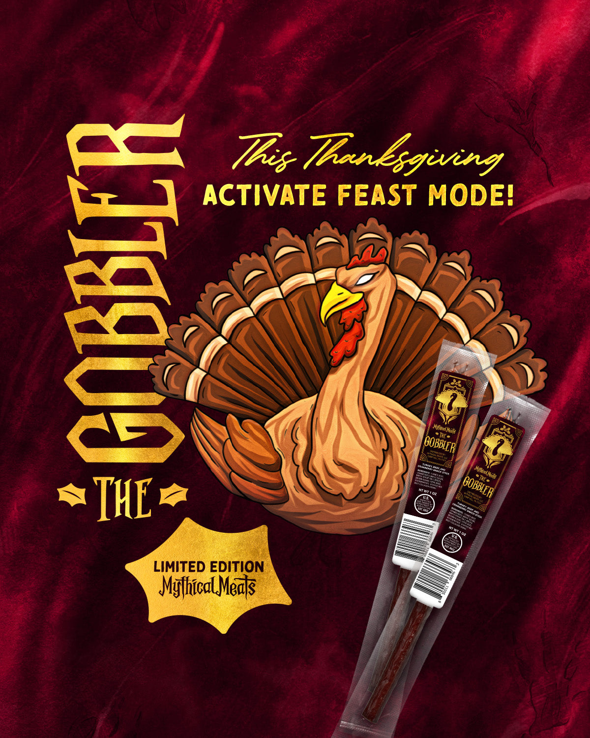 Mythical Meats® The Gobbler Limited Edition Pack-Mythical Meats