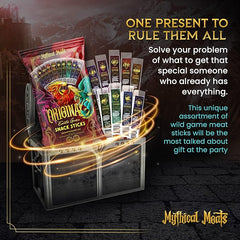 Mythical Meats® Original Variety Pack - Pack of 10 1 OZ. Exotic Game Snack Sticks-Mythical Meats