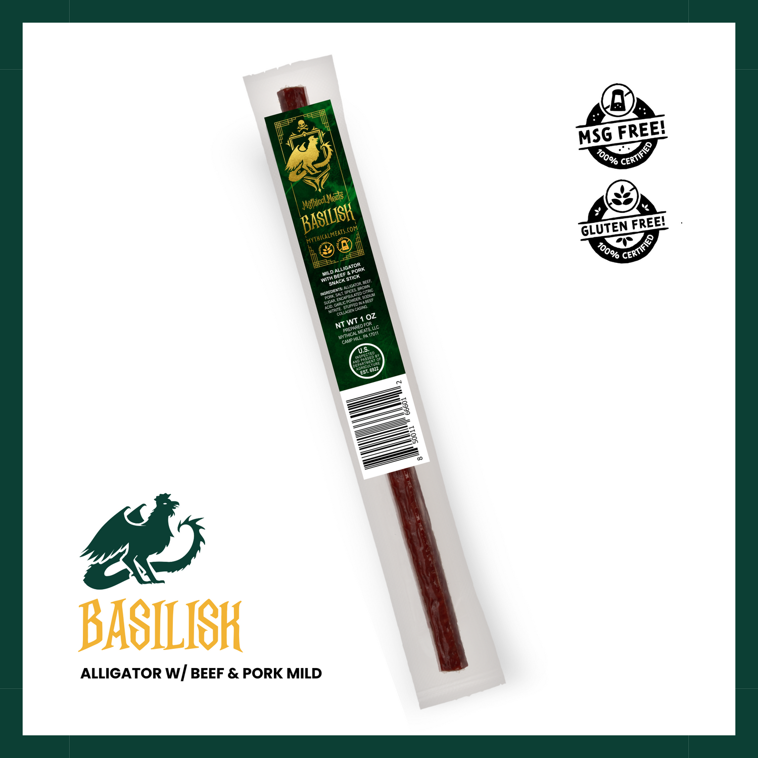 Mythical Meats® Original Snack Sticks