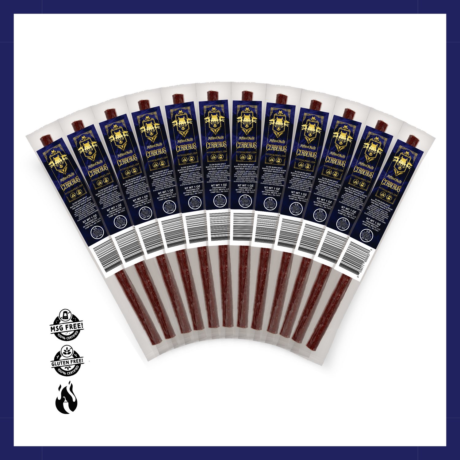 Mythical Meats® Original Snack Sticks