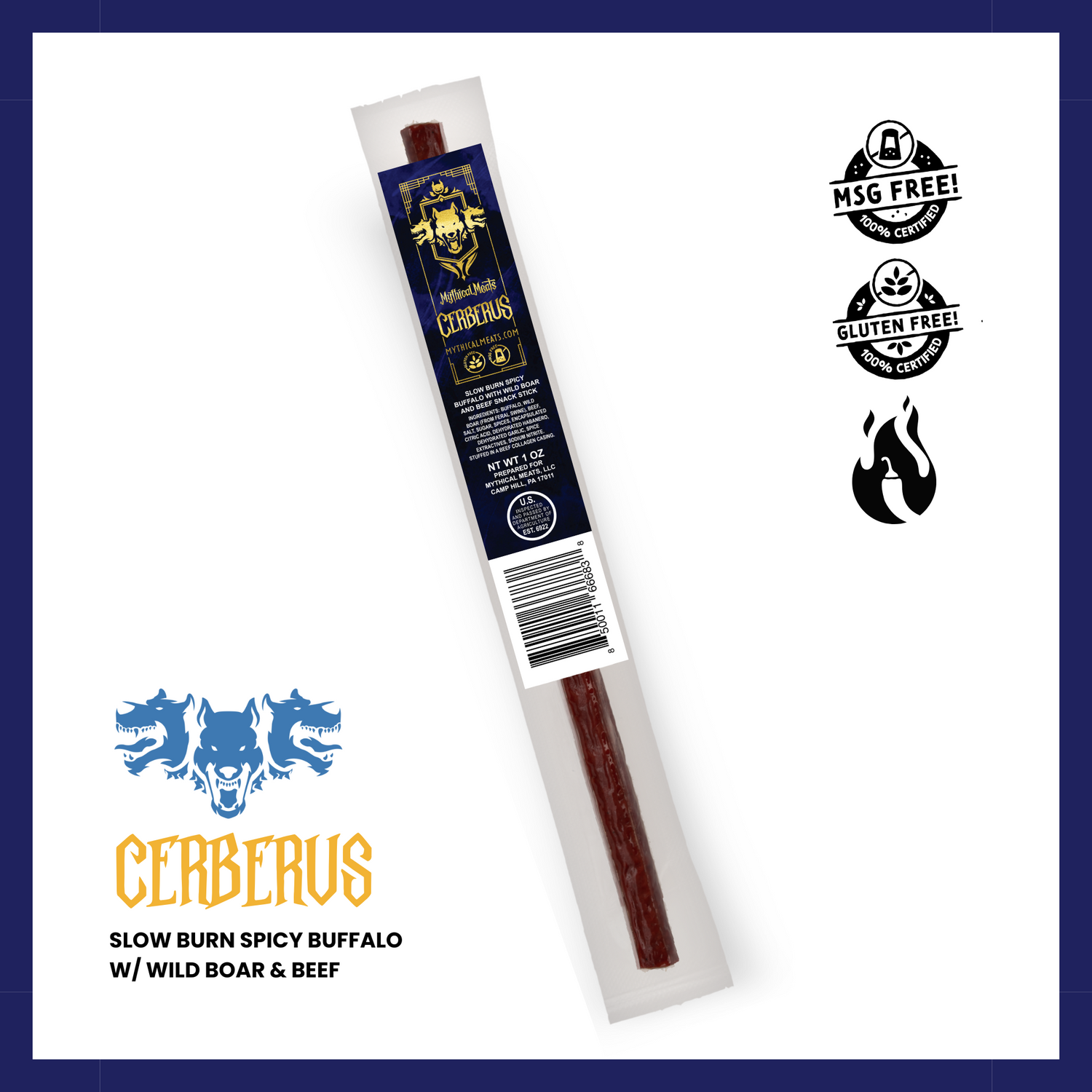 Mythical Meats® Original Snack Sticks
