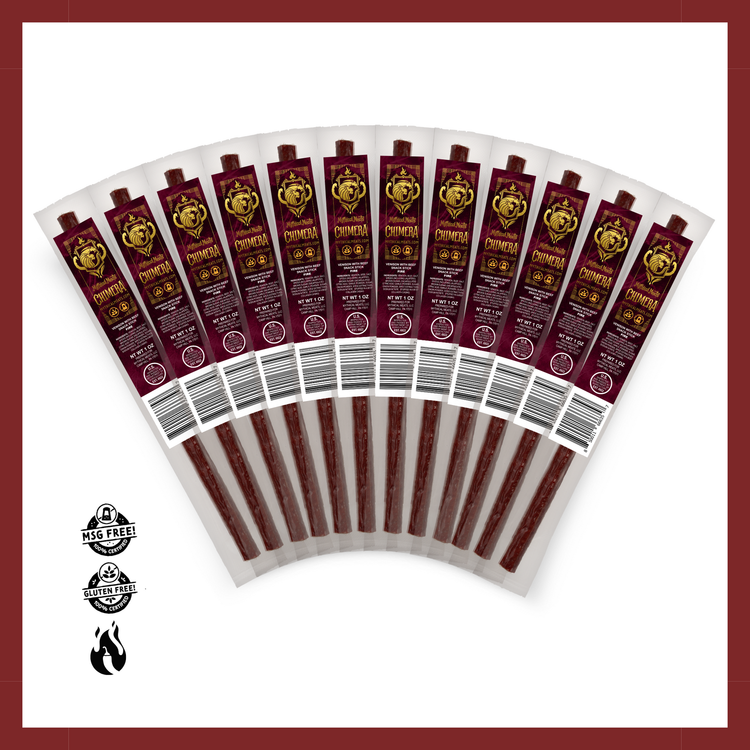 Mythical Meats® Original Snack Sticks