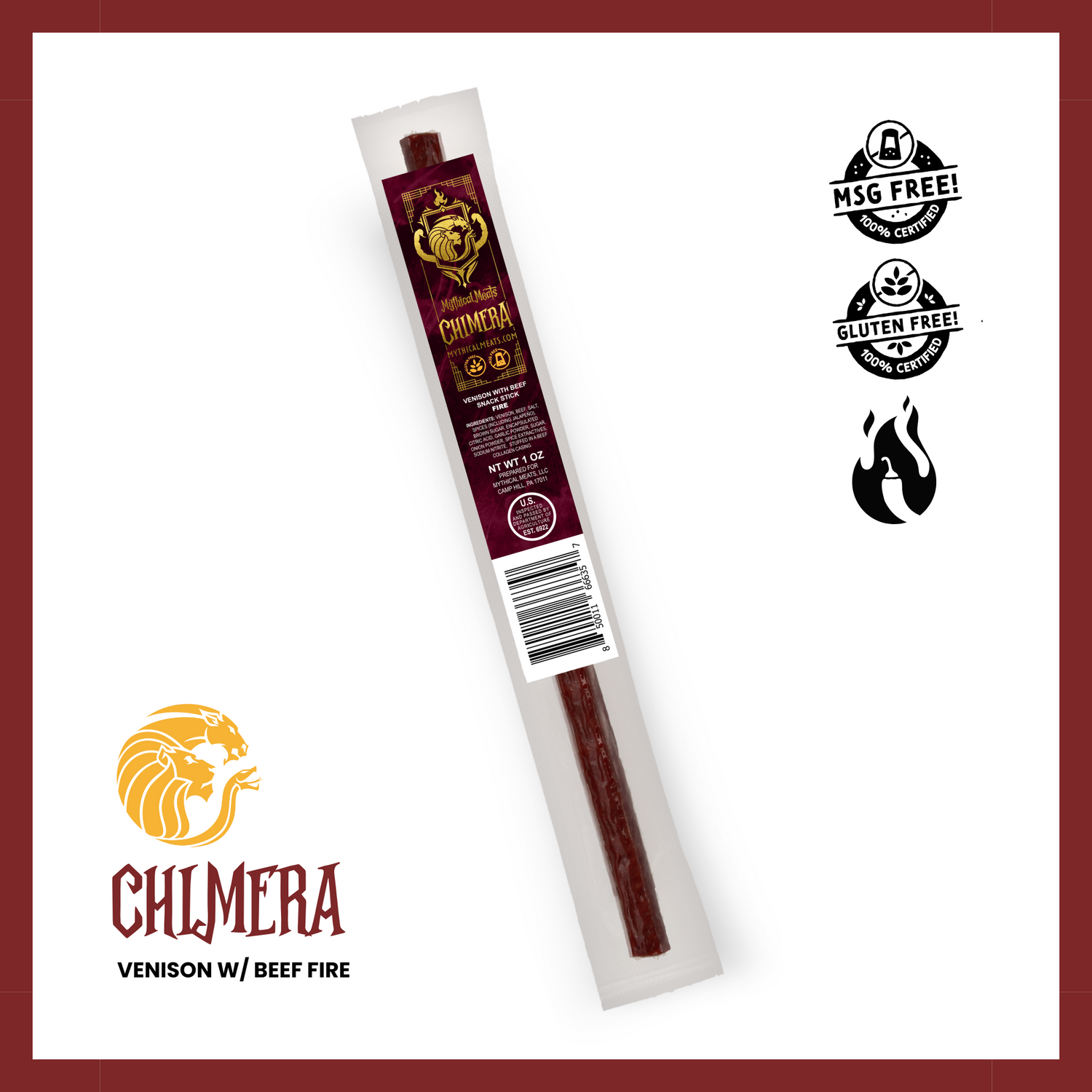 Mythical Meats® Original Snack Sticks