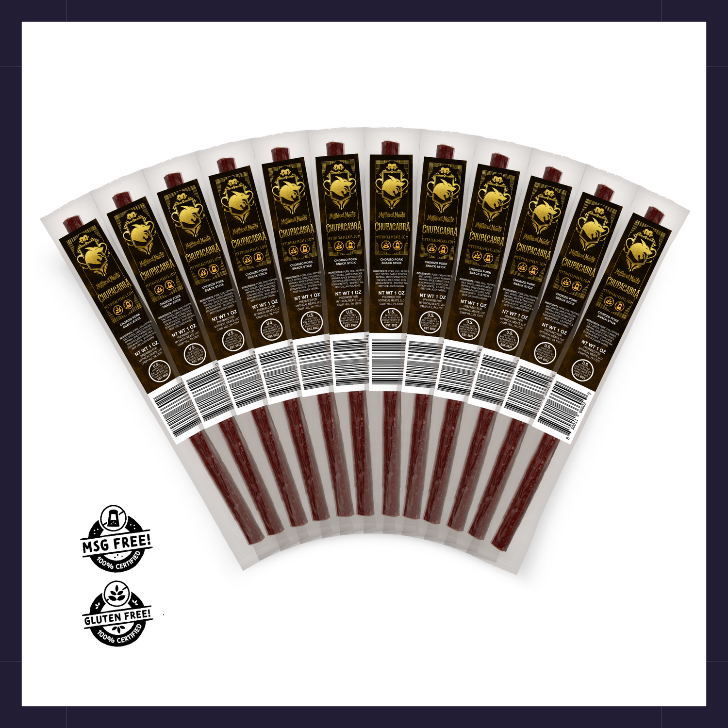 Mythical Meats® Original Snack Sticks