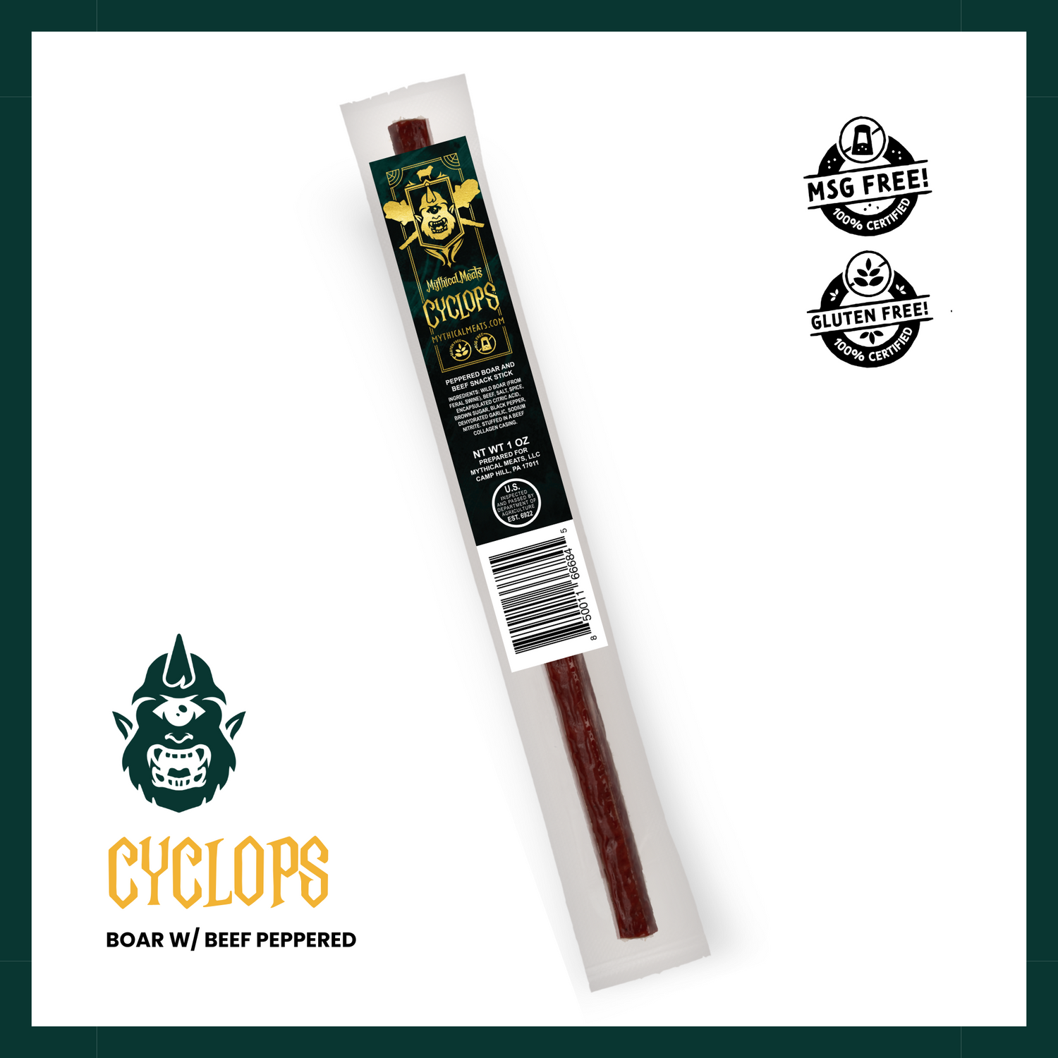 Mythical Meats® Humanoid Snack Sticks