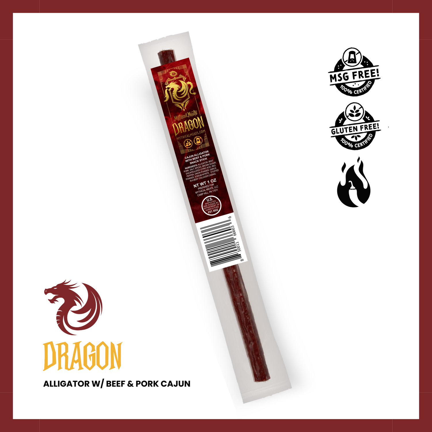 Mythical Meats® Original Snack Sticks