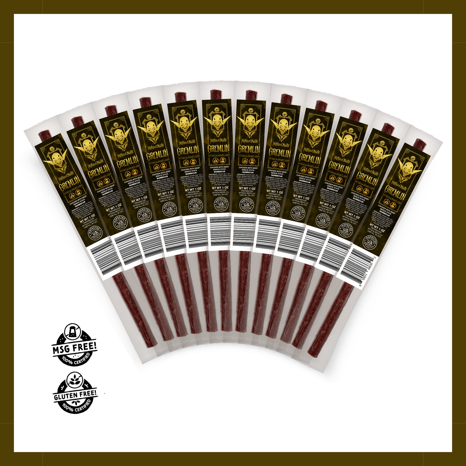 Mythical Meats® Humanoid Snack Sticks
