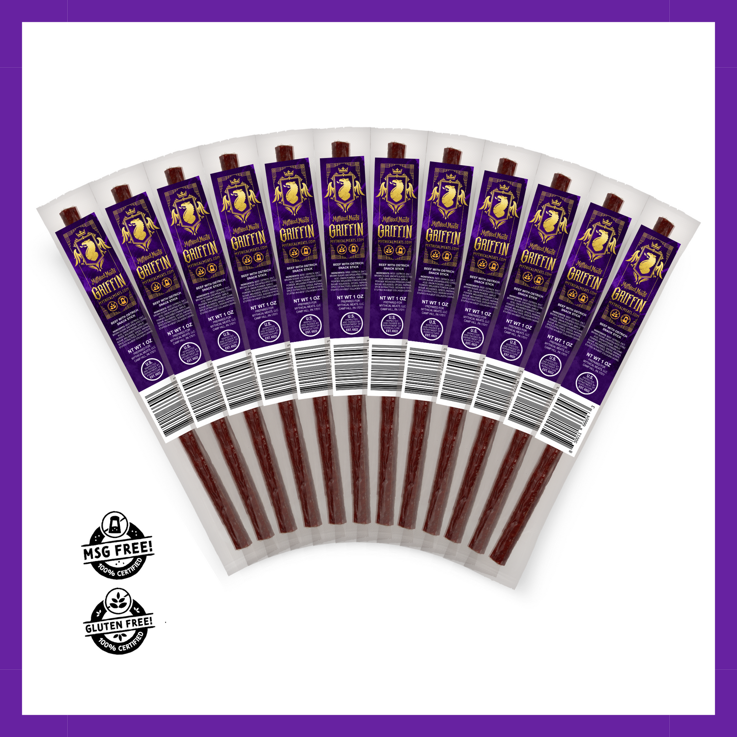 Mythical Meats® Original Snack Sticks