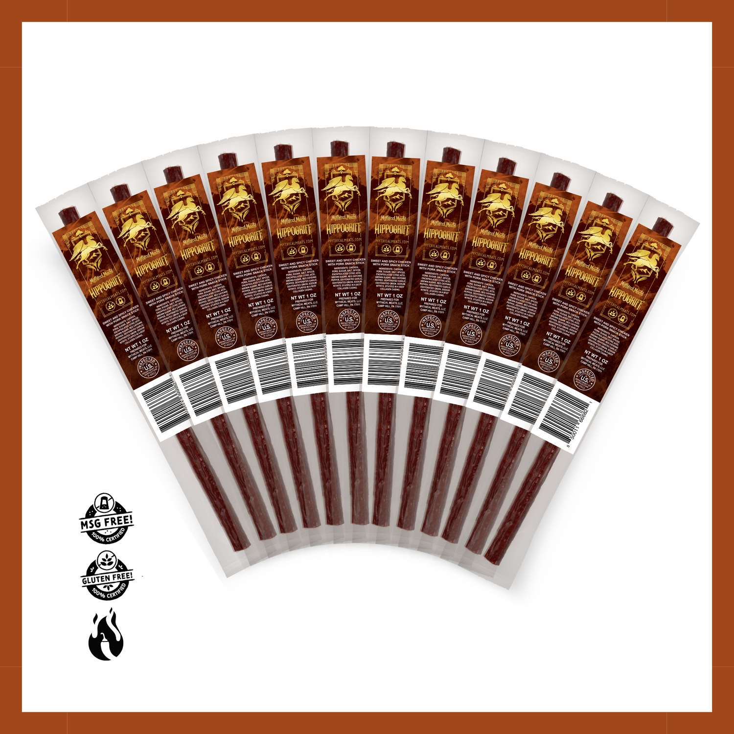 Mythical Meats® Original Snack Sticks