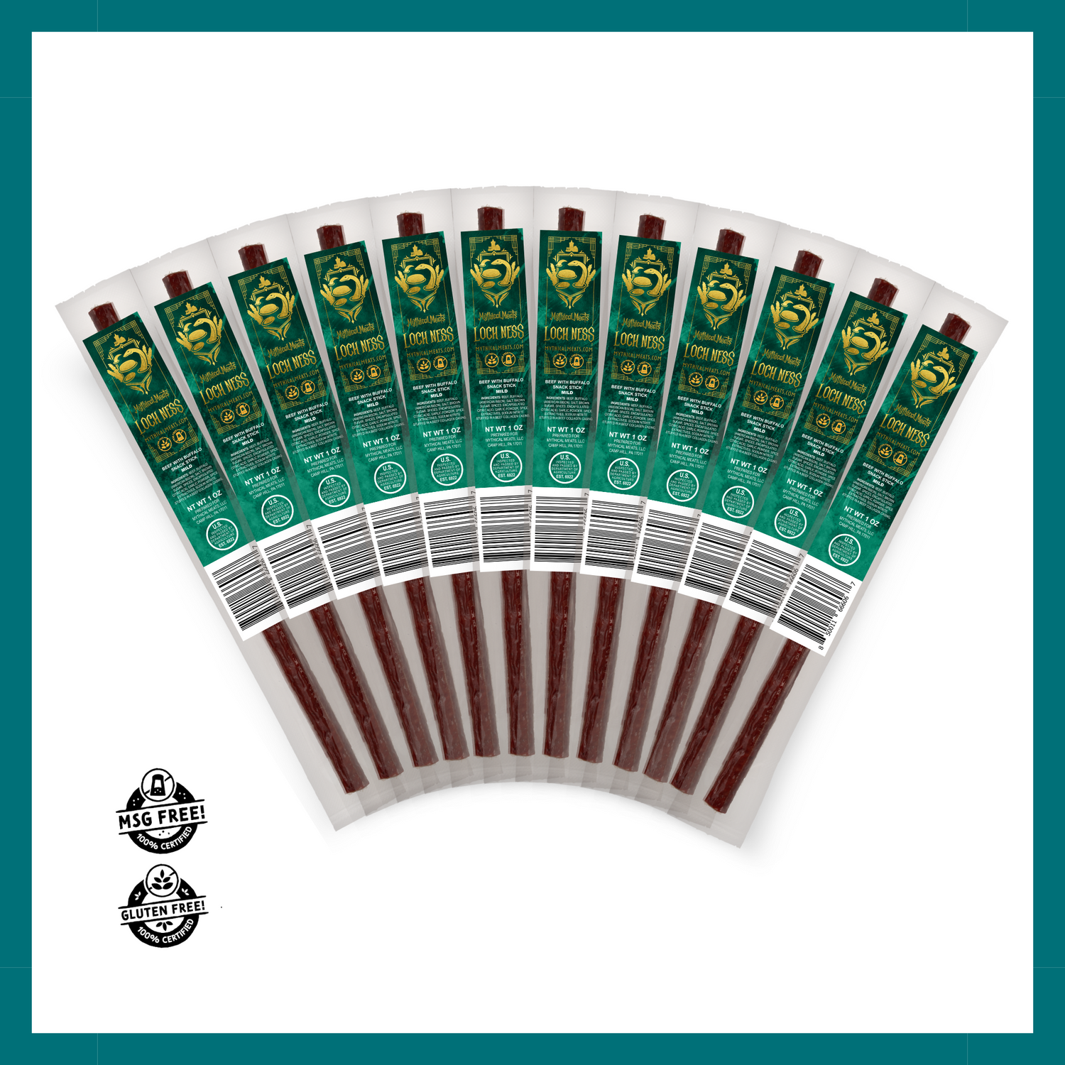Mythical Meats® Original Snack Sticks