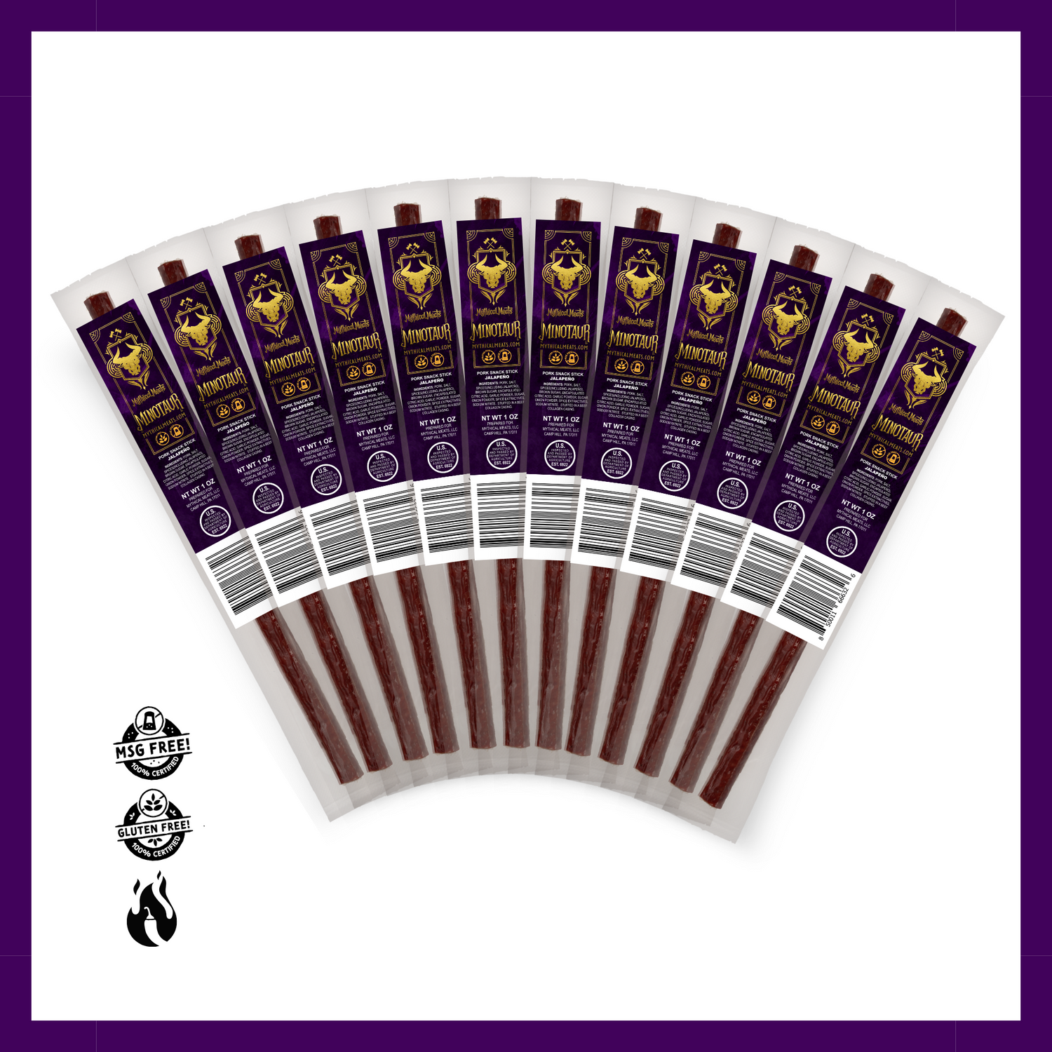 Mythical Meats® Humanoid Snack Sticks