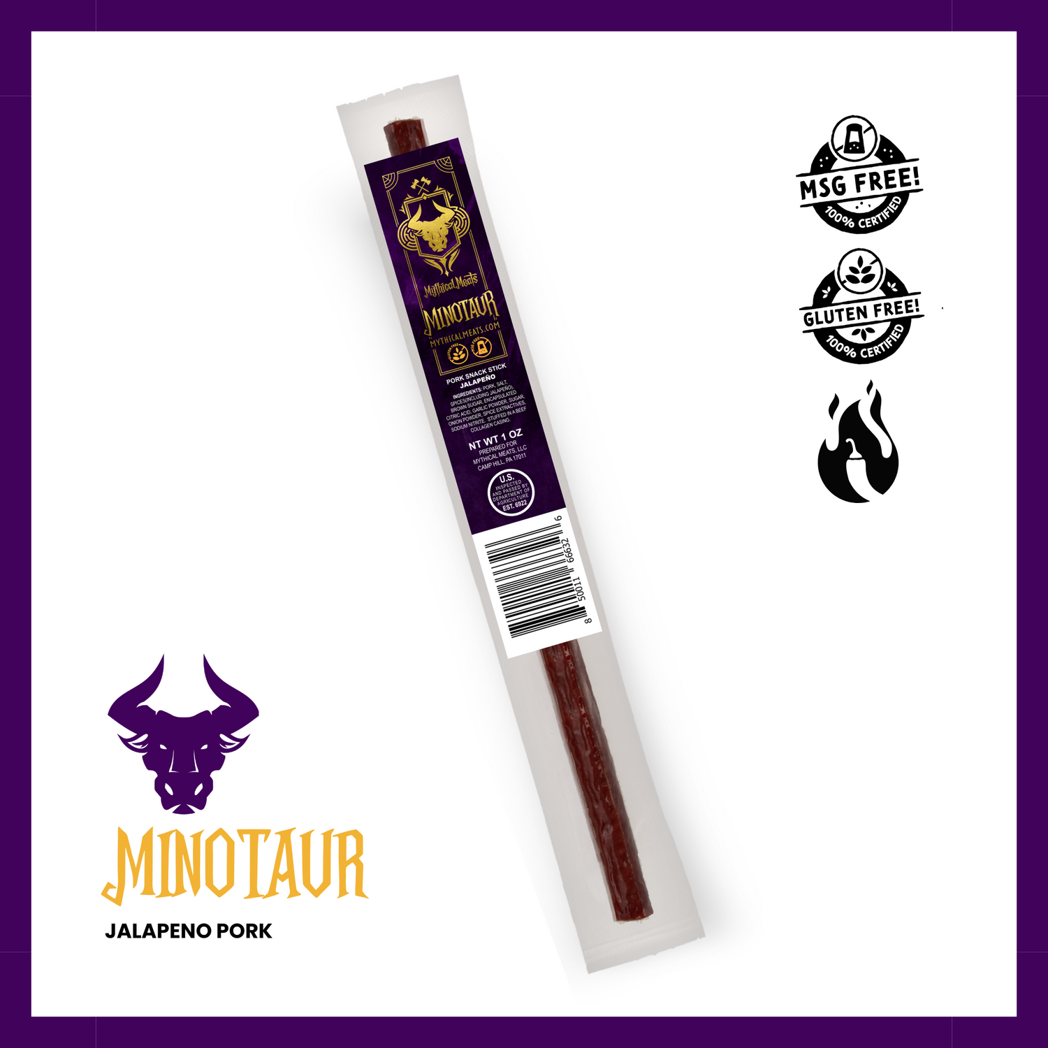 Mythical Meats® Humanoid Snack Sticks