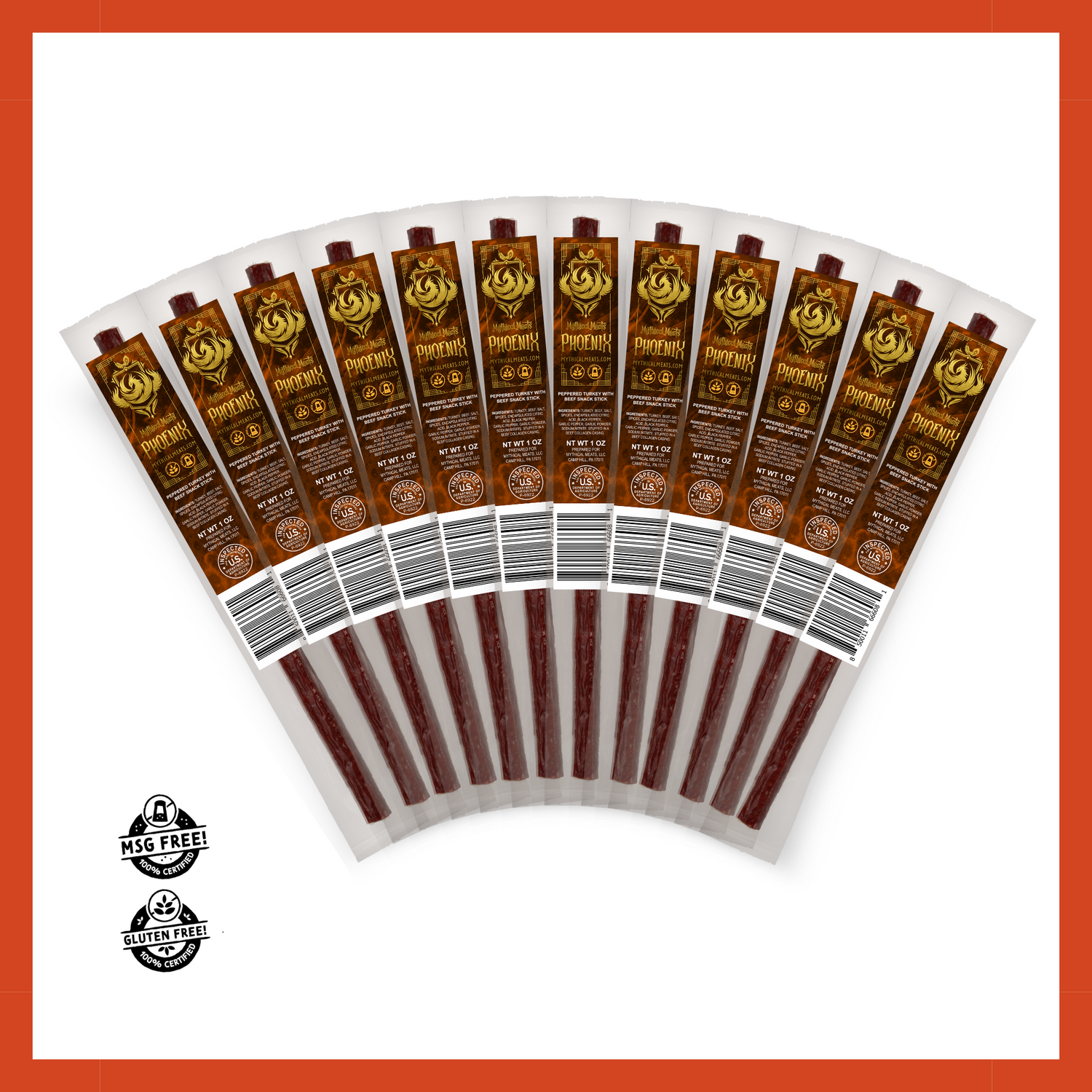 Mythical Meats® Original Snack Sticks