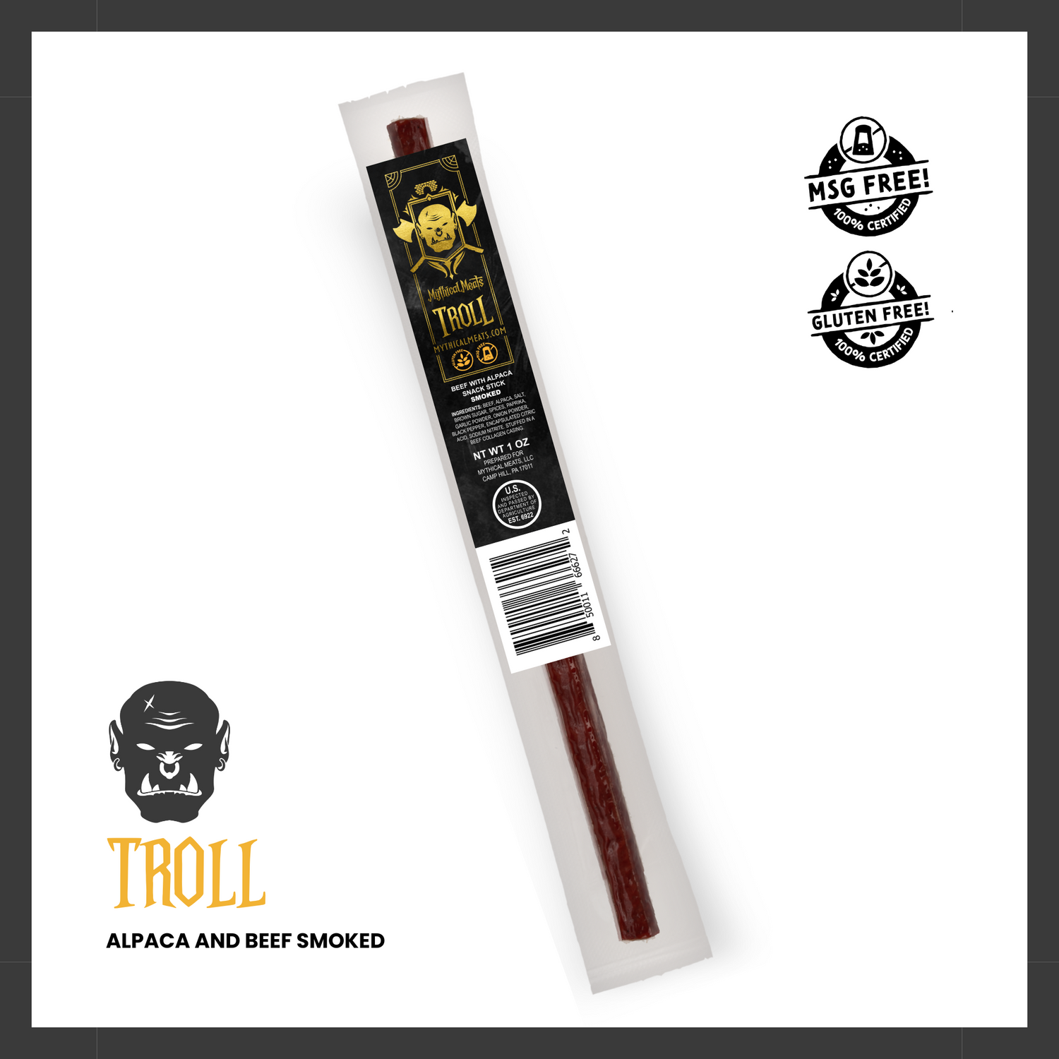 Mythical Meats® Humanoid Snack Sticks