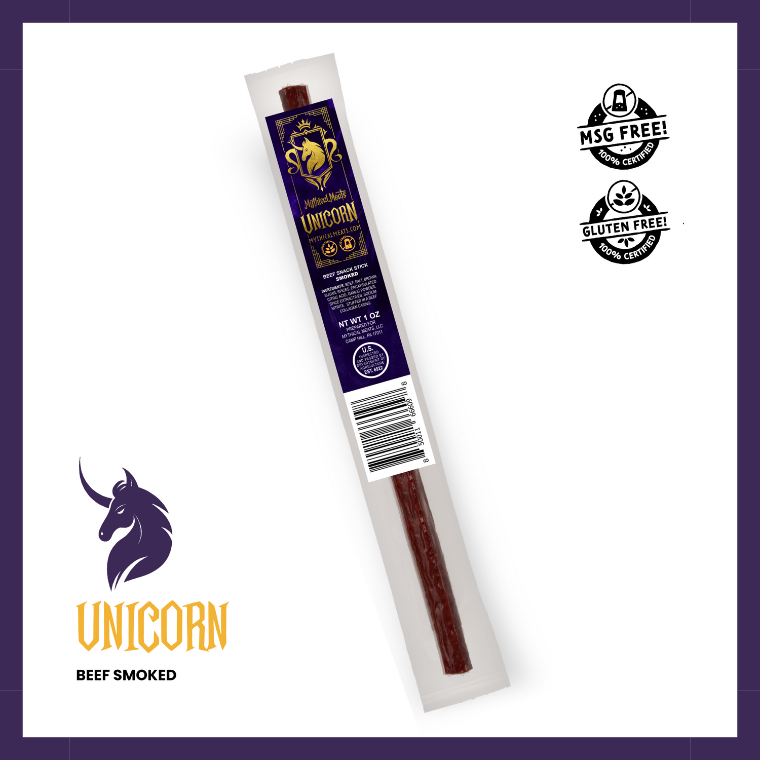 Mythical Meats® Original Snack Sticks