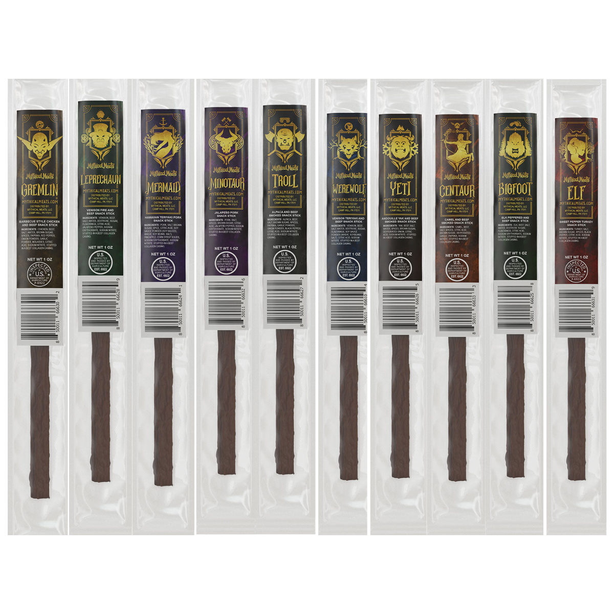 Mythical Meats® Humanoid Snack Sticks-Mythical Meats