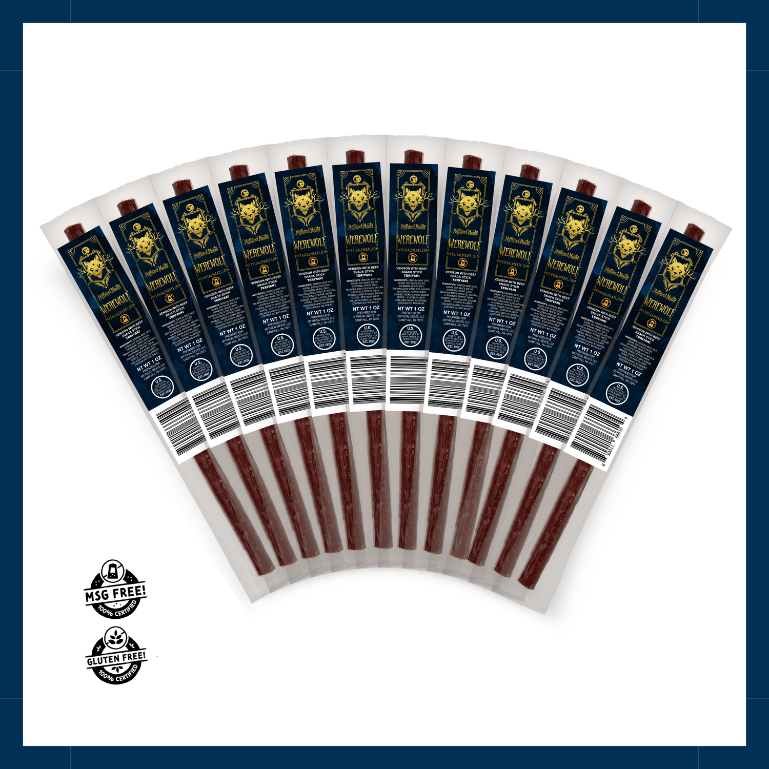 Mythical Meats® Humanoid Snack Sticks