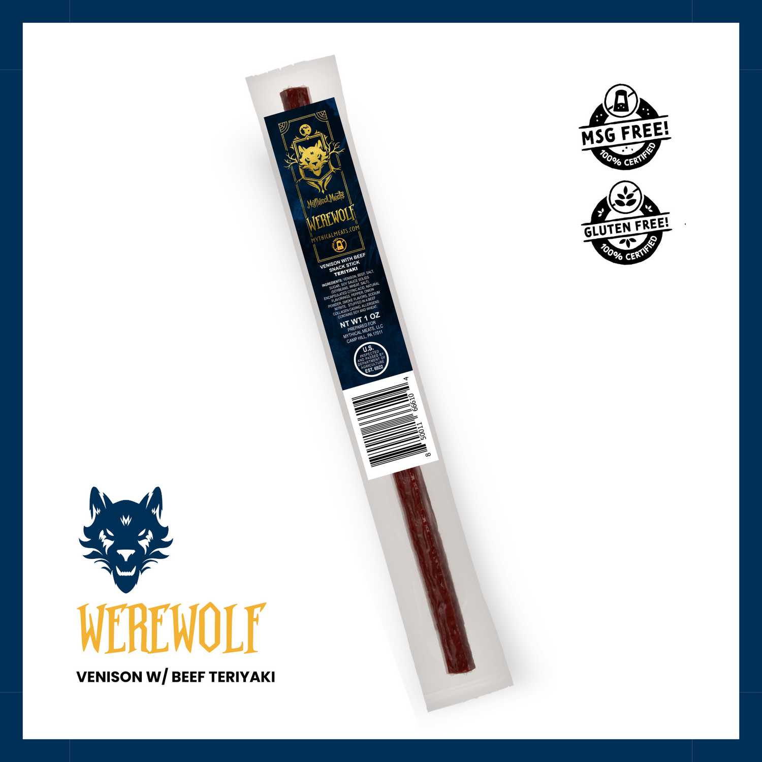 Mythical Meats® Humanoid Snack Sticks