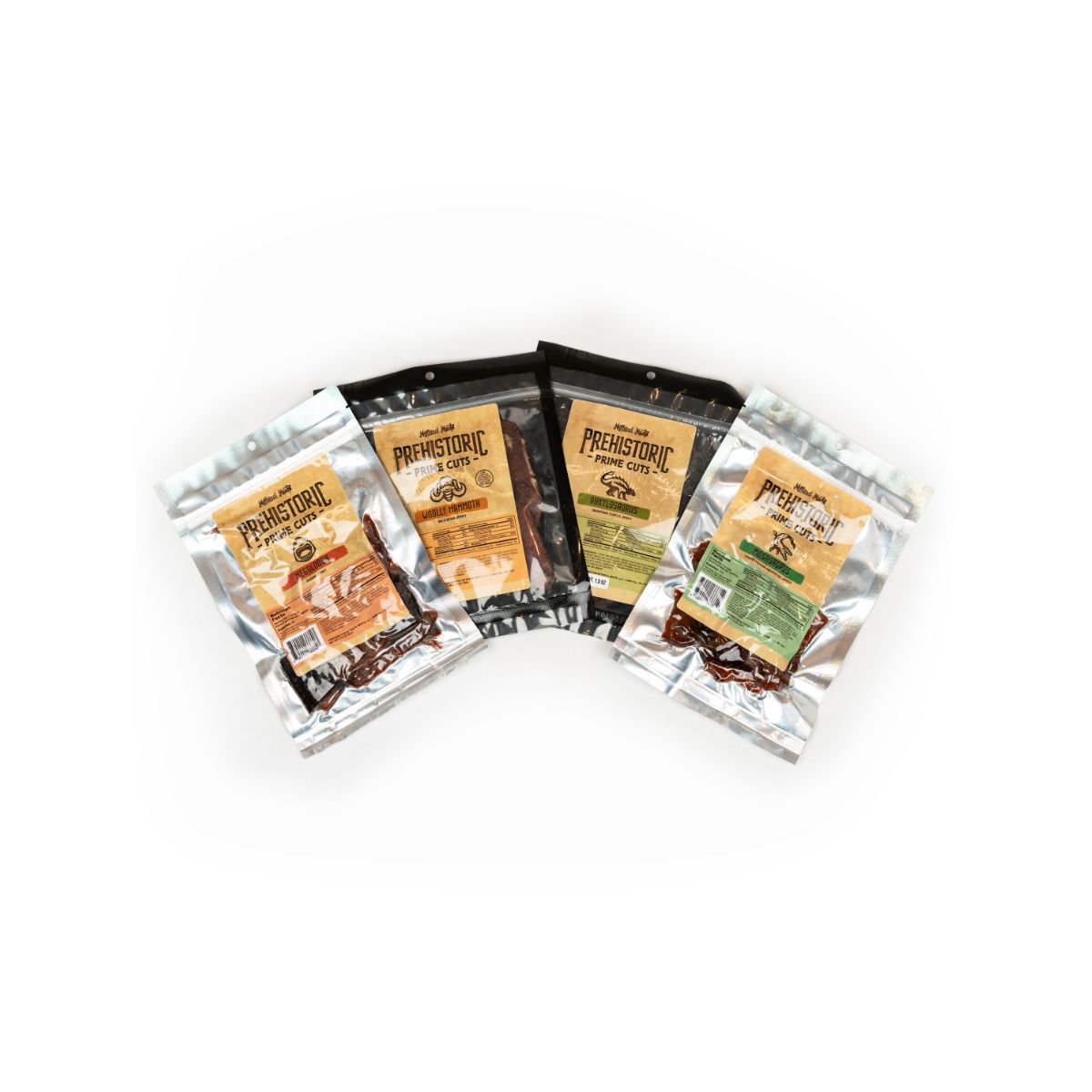 Mythical Meats® Prehistoric Prime Cuts Jerky Set (4) Bags of Jerky!-Mythical Meats