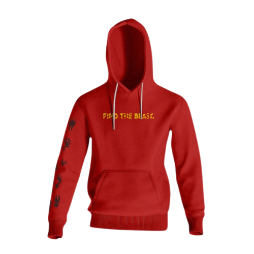 Mythical Meats® Red Logo Hooded Sweatshirt-Mythical Meats