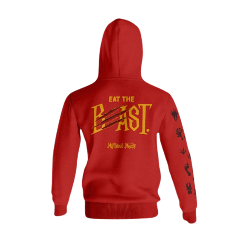 Mythical Meats® Red Logo Hooded Sweatshirt-Mythical Meats