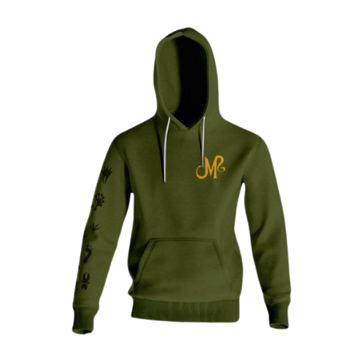 Mythical Meats® Military Green Graphic Hooded Sweatshirt-Mythical Meats